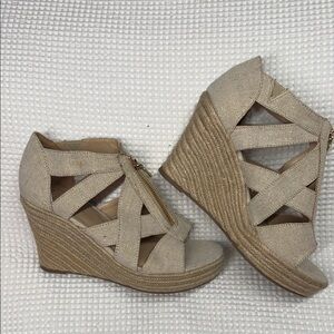 Beige Wedge - A New Day Sandals - Size 9